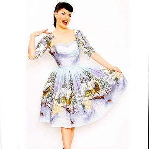 Bernie Dexter Winter Wonderland Jubilee Dress - S